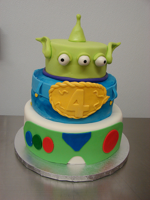 Toy Story Themed Birthday Cake