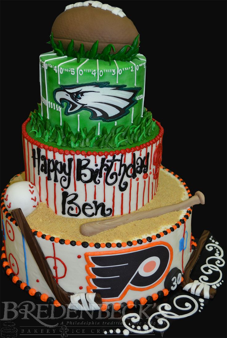 7 Photos of Philadelphia Sports Cakes