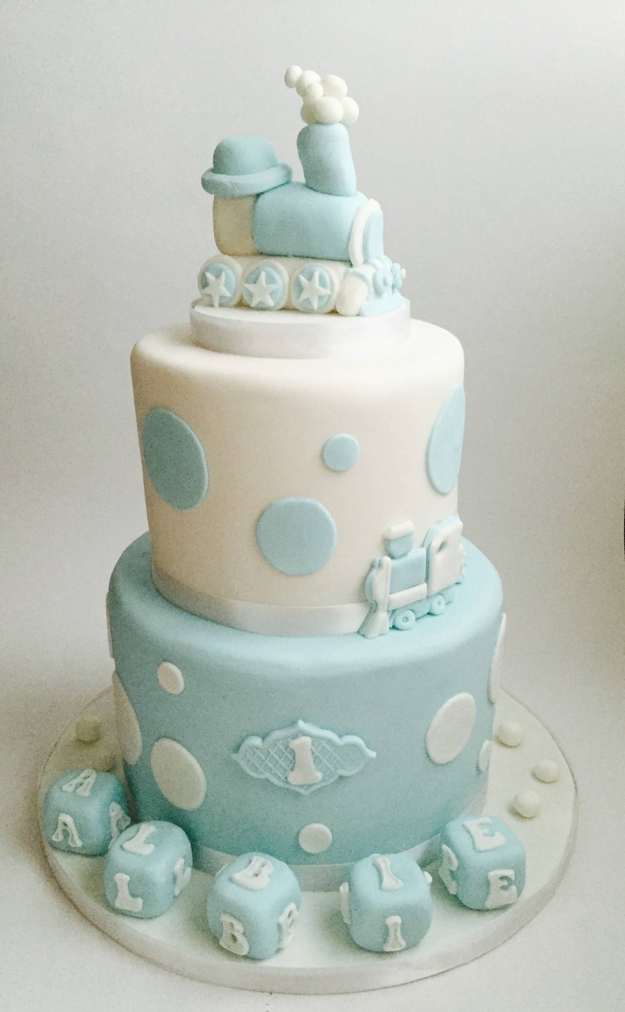 Baby Boy 1st Birthday Cake