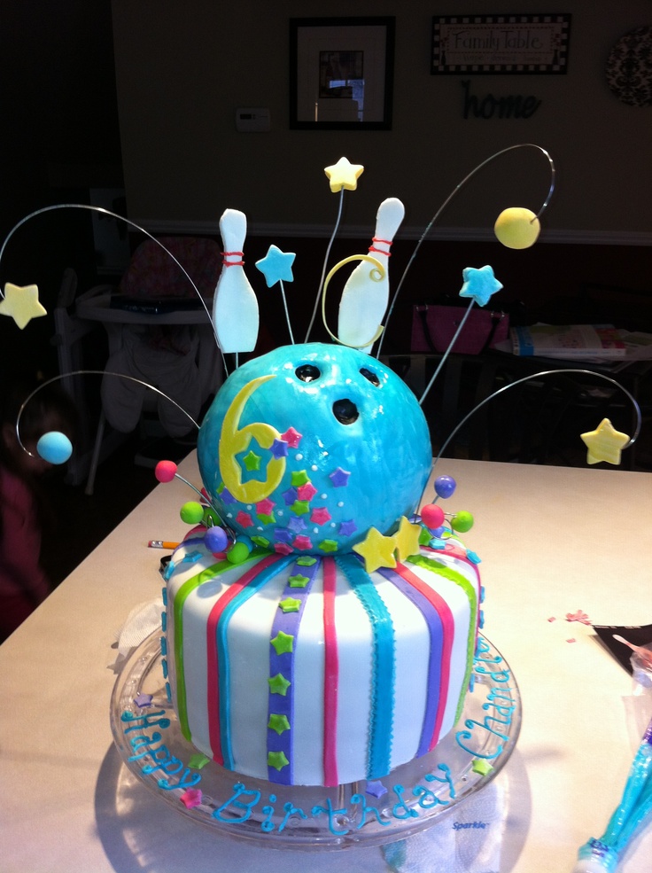 Bowling Ball Cake