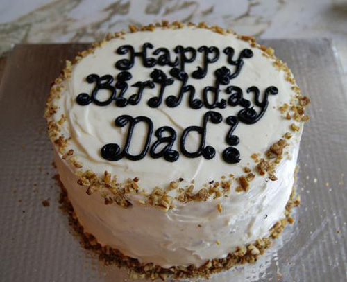 Cake That Says Happy Birthday Dad