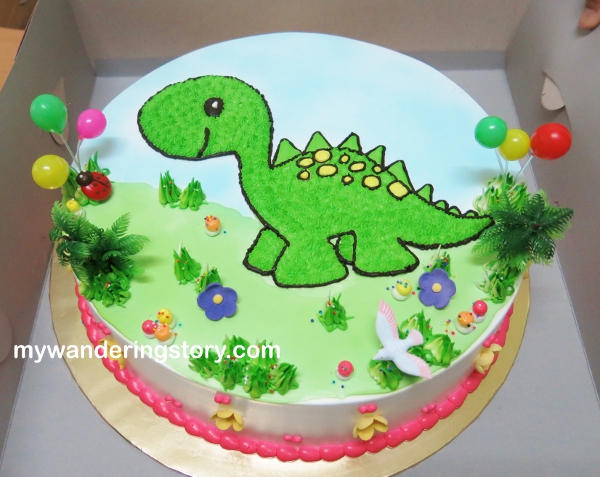 Dinosaur Birthday Cake