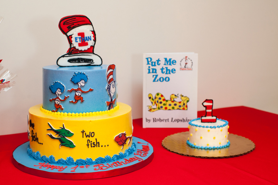 Dr. Seuss Birthday Smash Cake