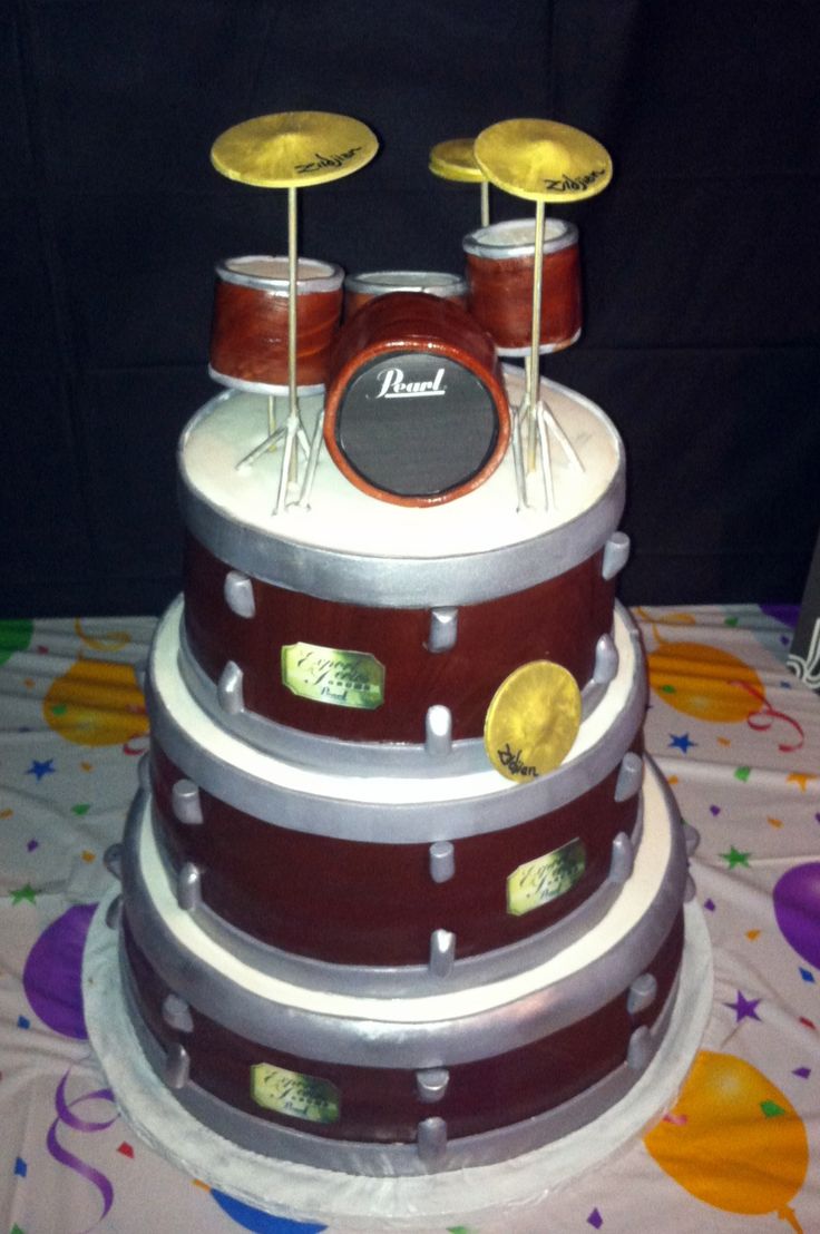 Drum Birthday Cake Ideas