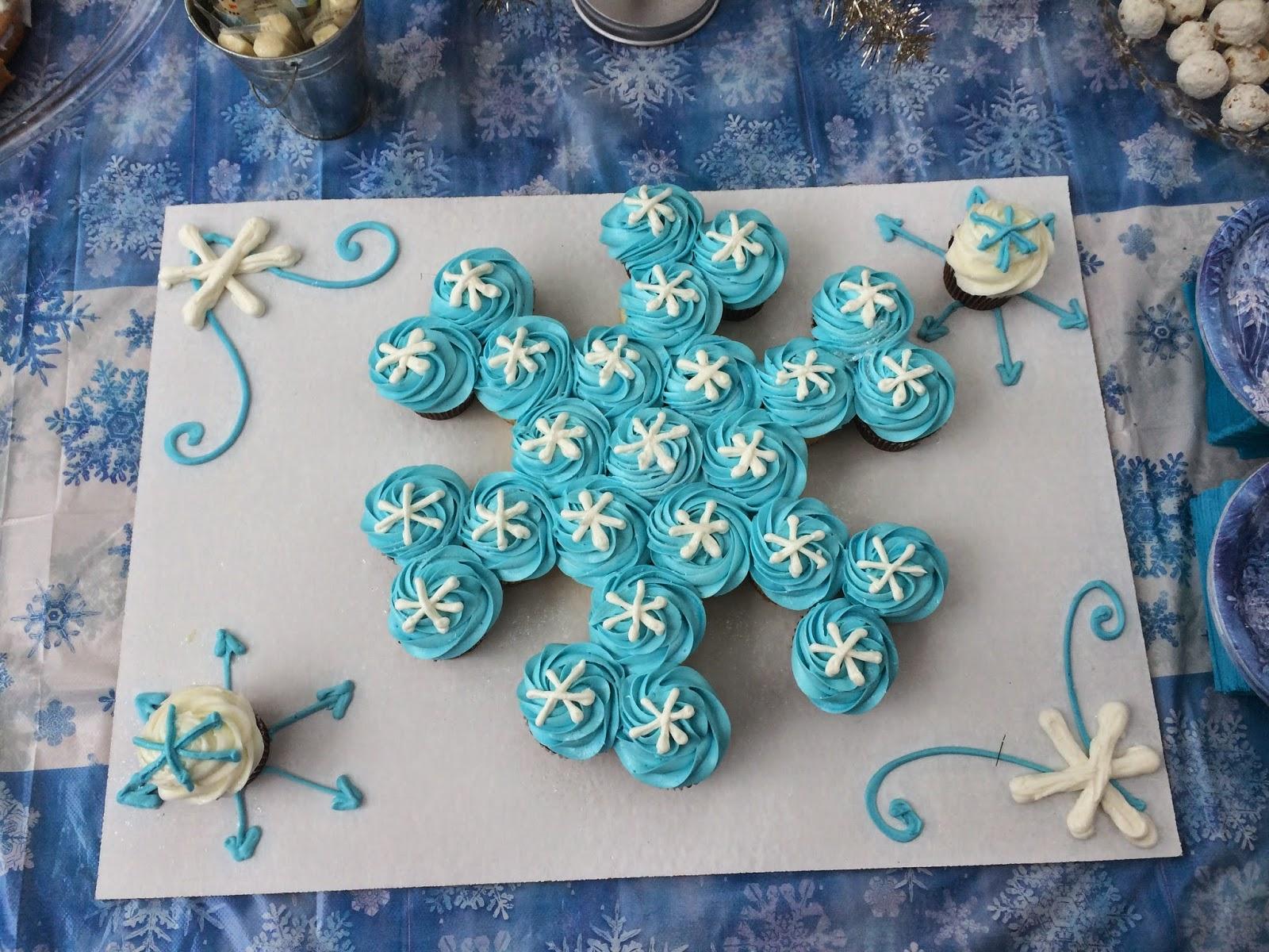 Frozen Party Birthday Cupcakes