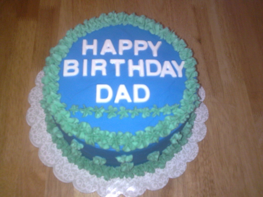 Happy Birthday Dad Cake