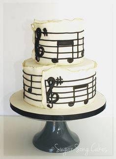 Happy Birthday Music Cake