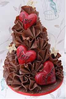 Heart Shaped Wedding Cake