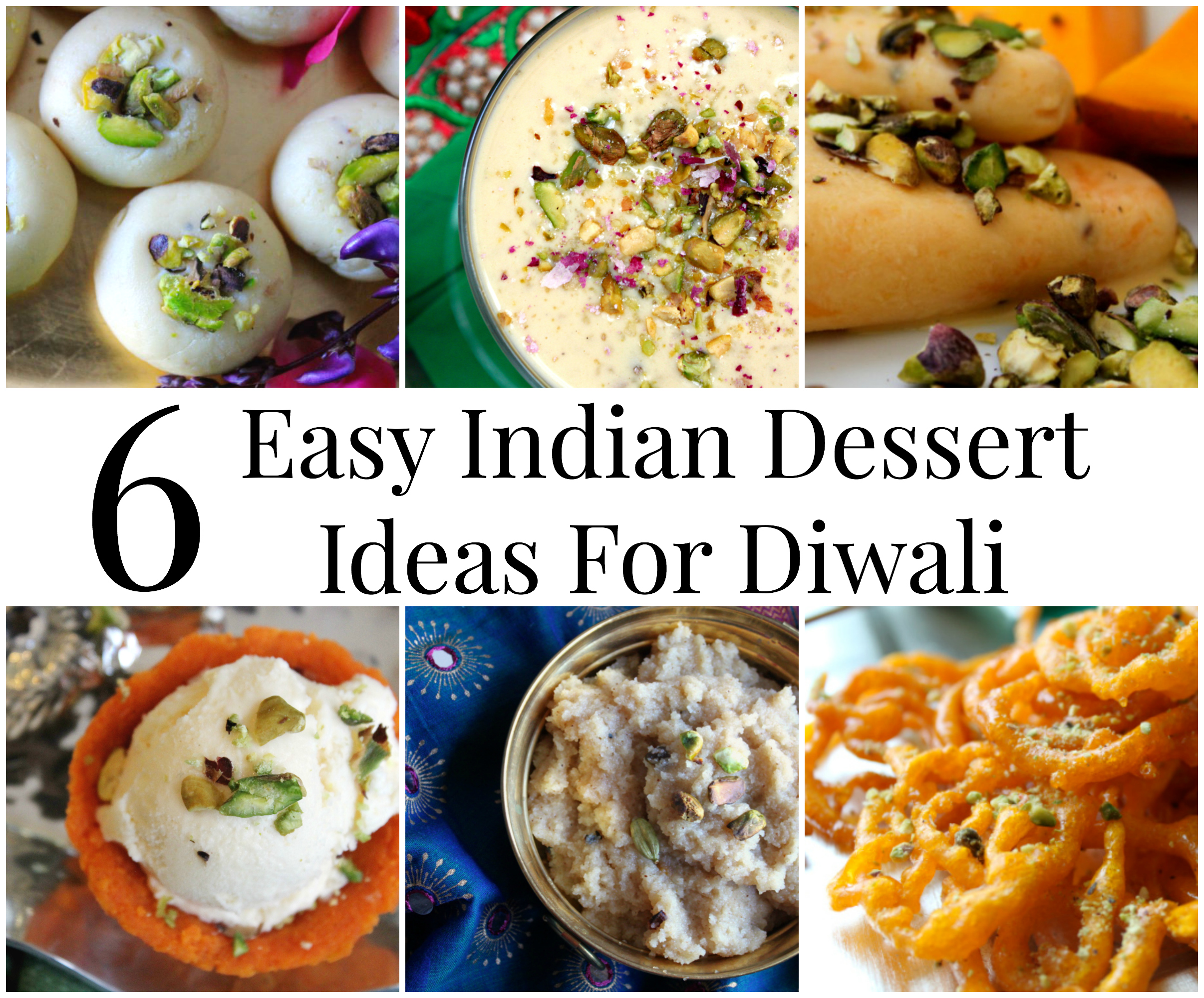 Indian Desserts Menu