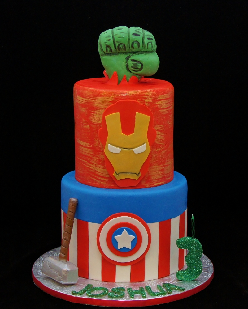 Iron Man Birthday Cake