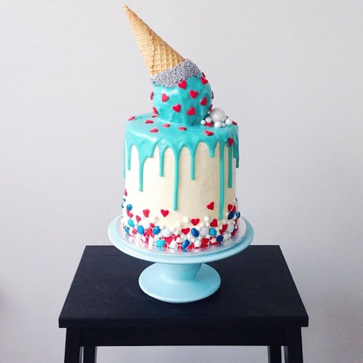 Katherine Sabbath Ice Cream Cone Cake