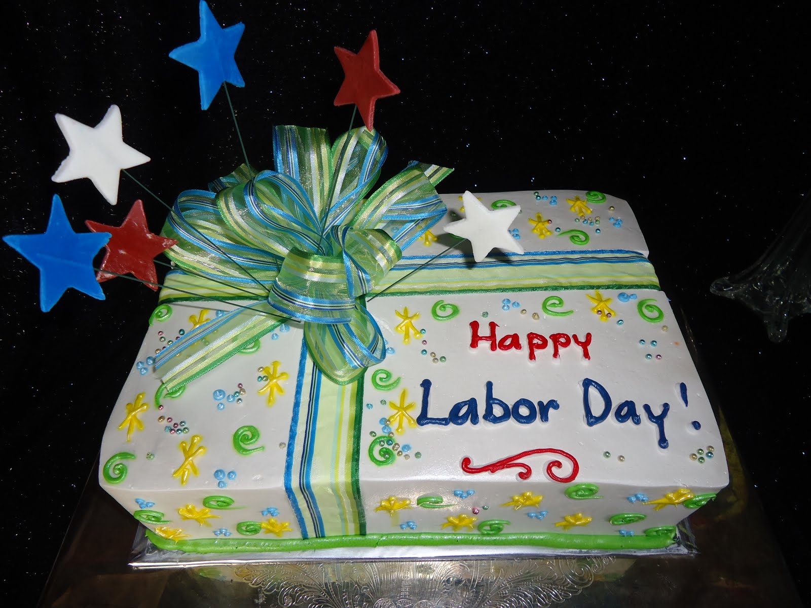 Labor Day Birthday Cake