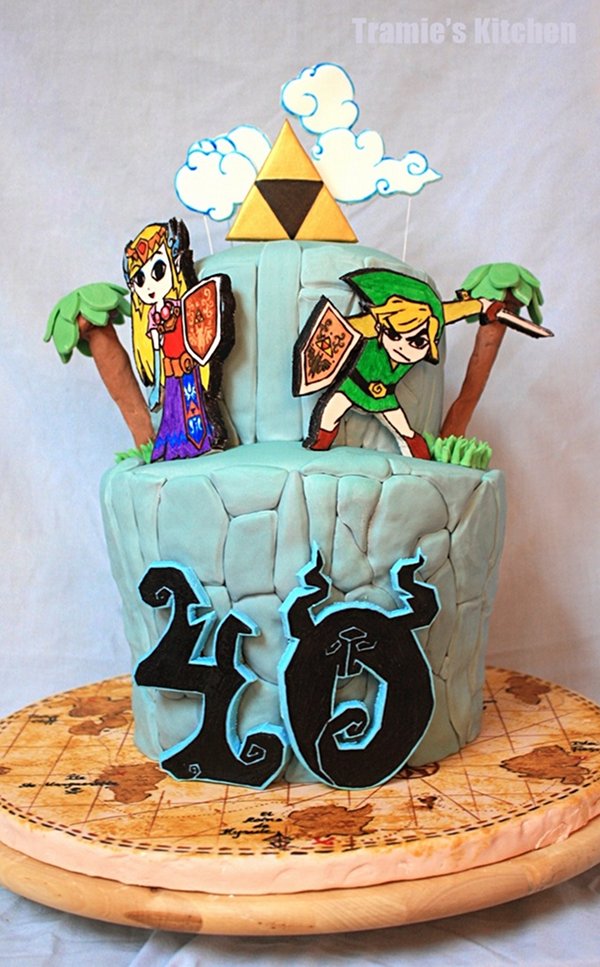 Legend of Zelda Link Cake