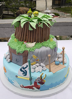 Legend of Zelda Wind Waker Cake