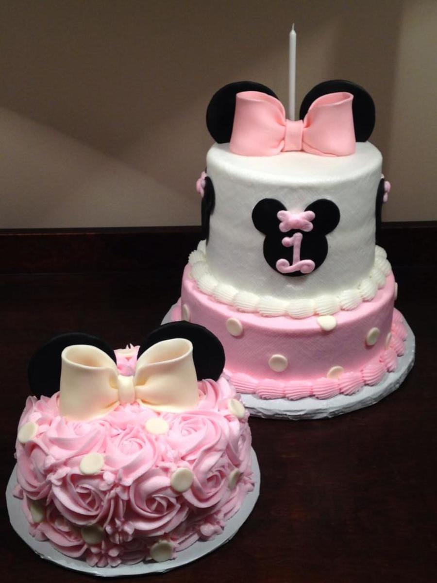 Minnie Mouse 1st Birthday Smash Cake