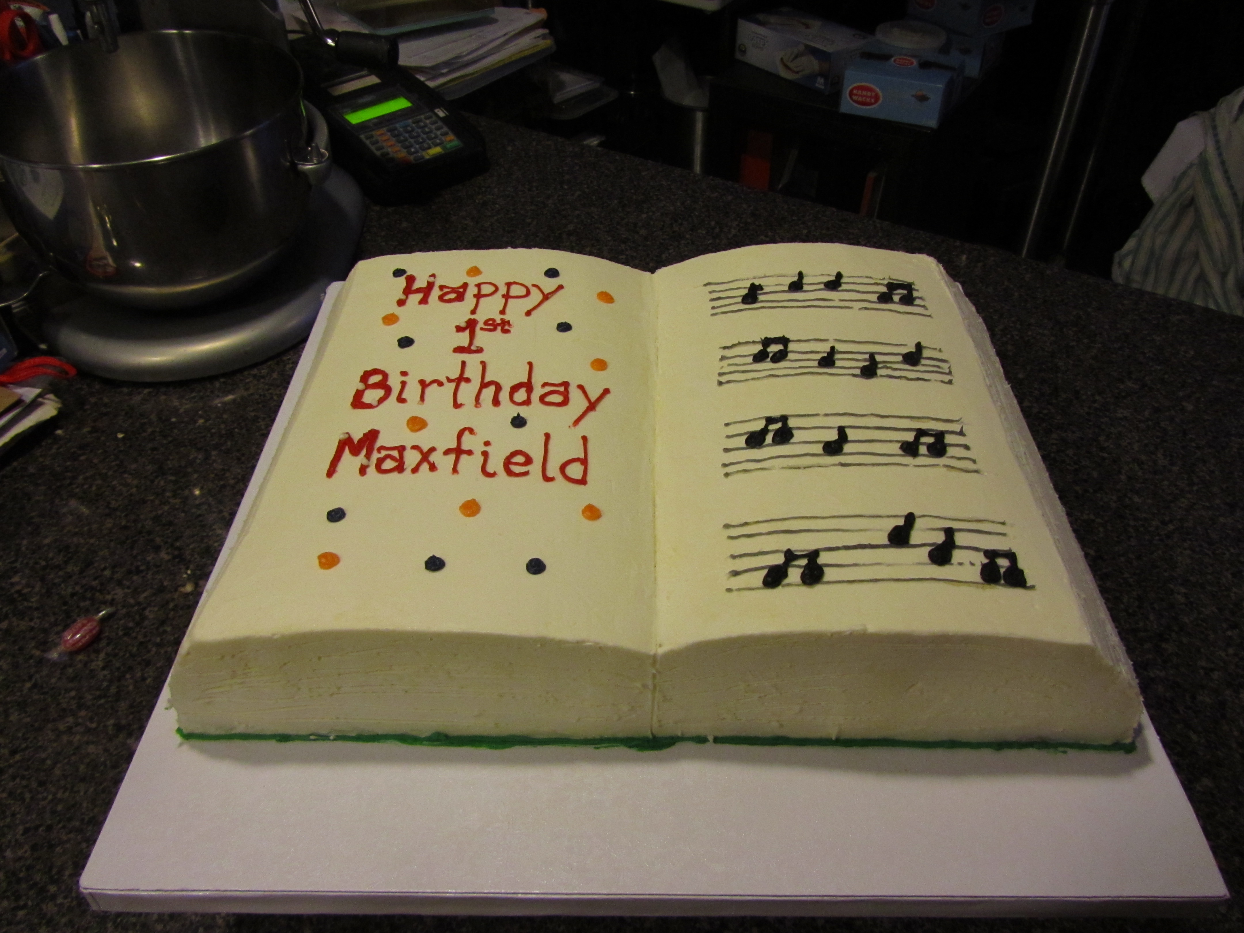 Music Birthday Cake