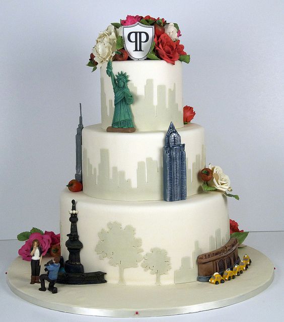 New York City Wedding Cake