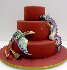 Phoenix & Dragon Cake