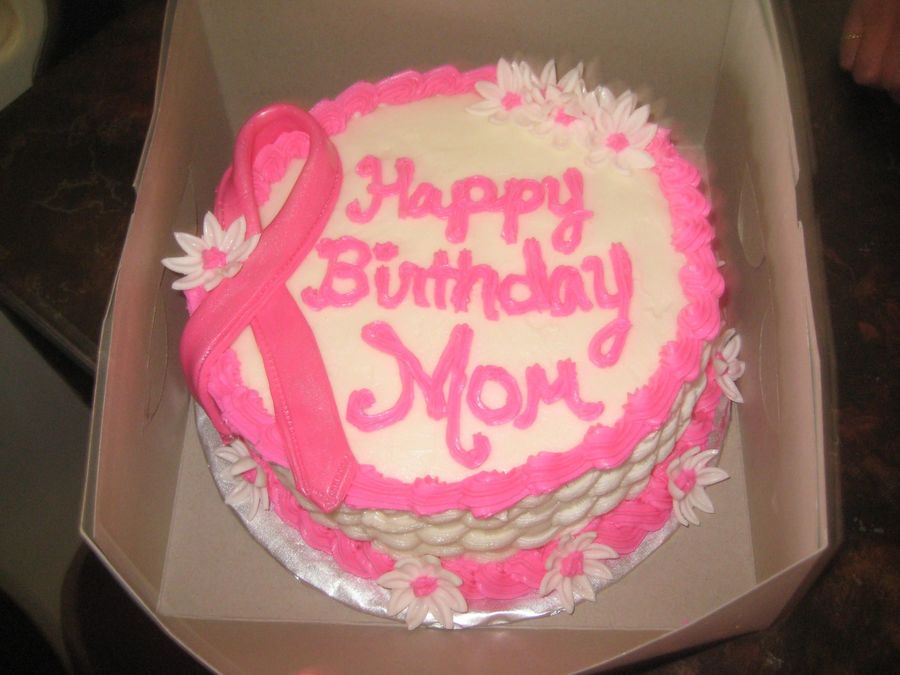 Pink Birthday Cake Ribbons