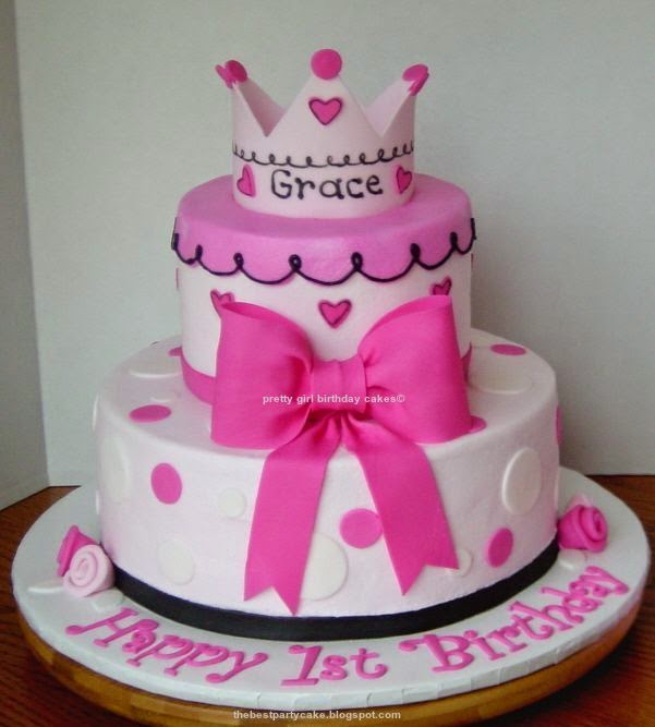 Princess 1st Birthday Cake