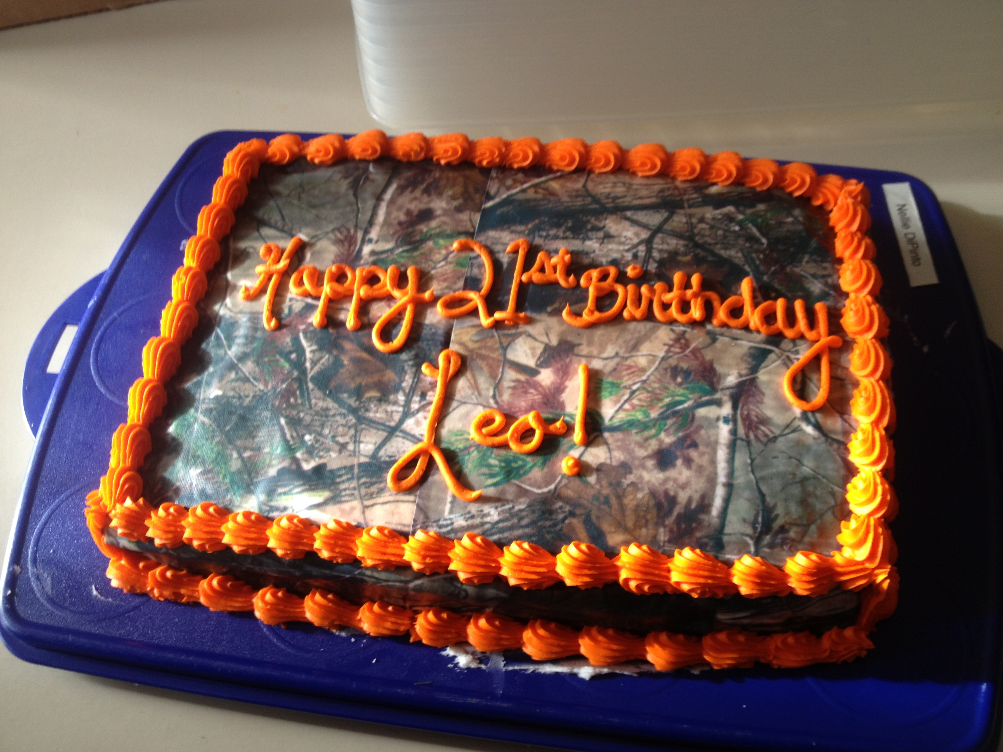 Realtree Camo Birthday Cakes