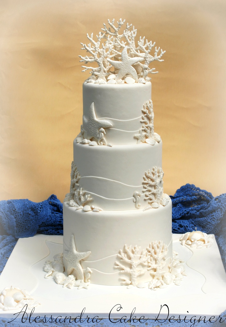 Sea Wedding Cake