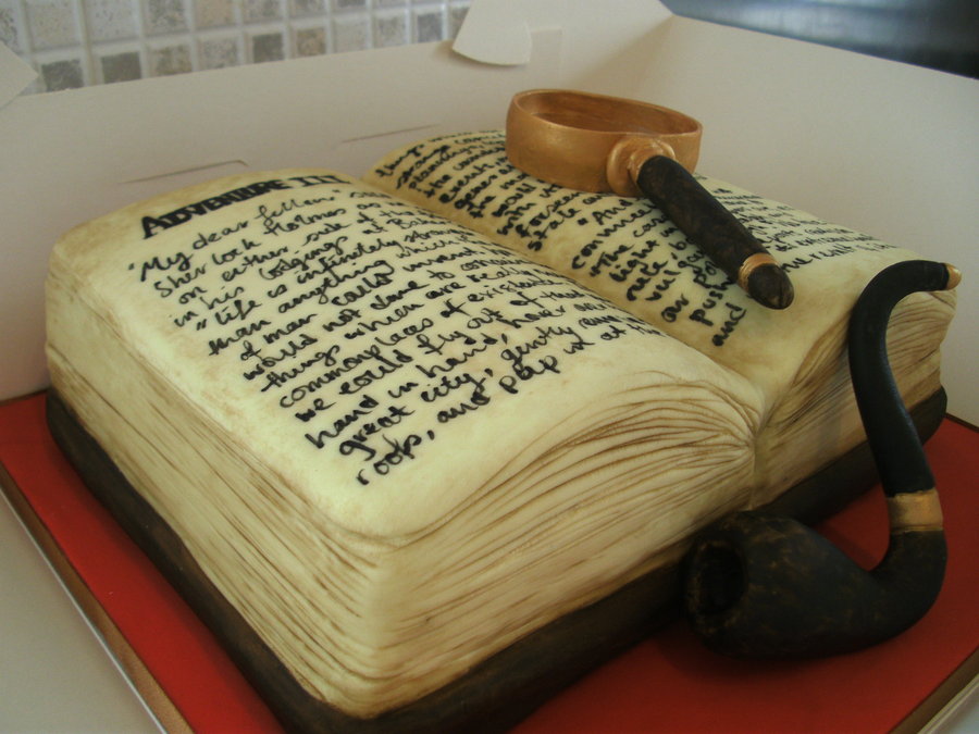 Sherlock Holmes Birthday Cake