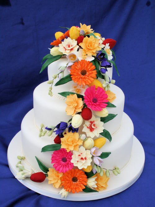 Spring Wedding Cake