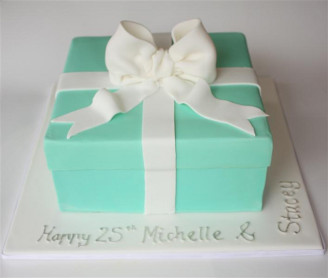 Tiffany Inspired Birthday Cake