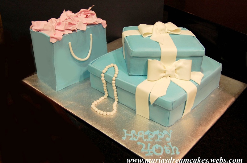 Tiffany Inspired Cake