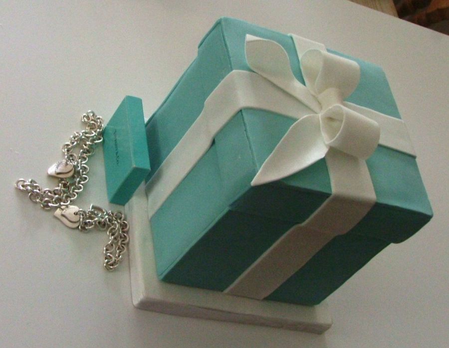 Tiffany Style Birthday Cake