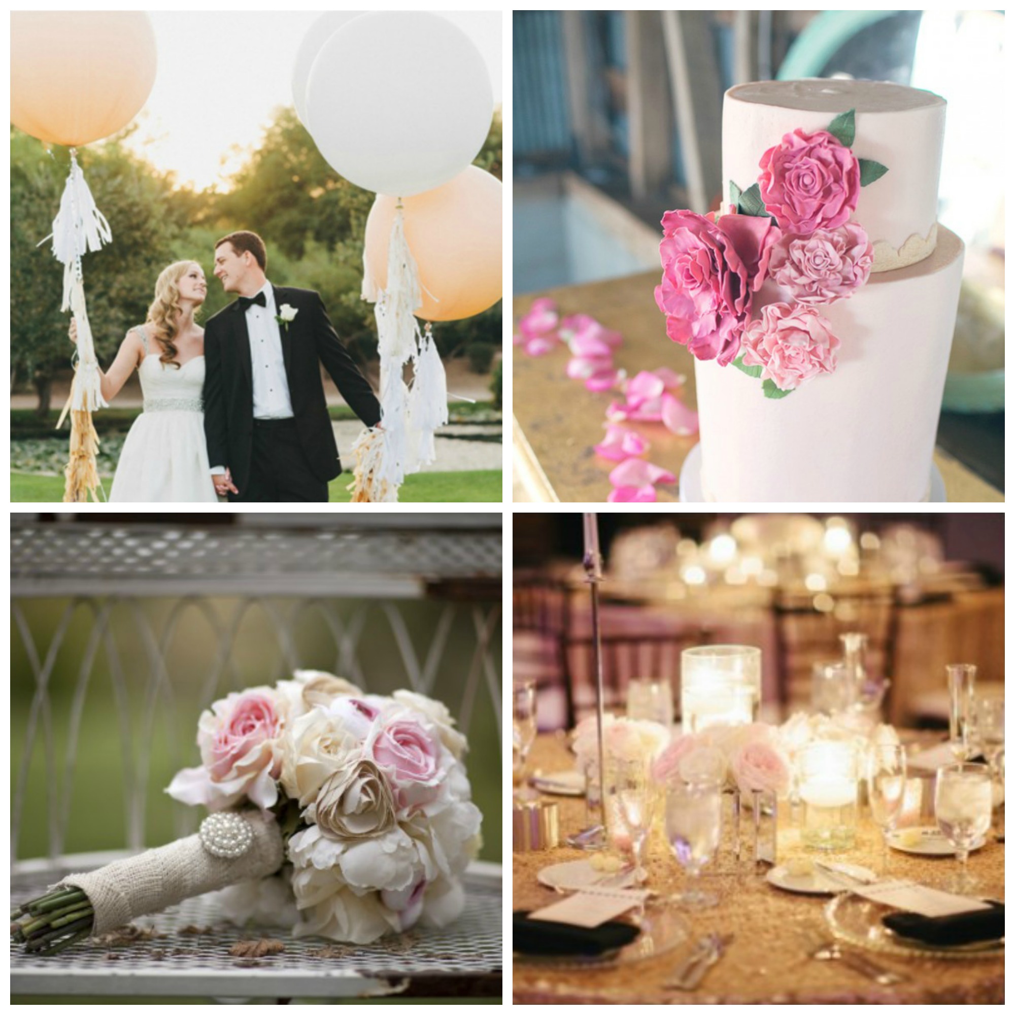 Tones for Blush Wedding Colors