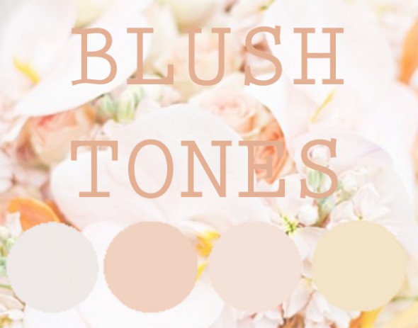 Tones for Blush Wedding Colors