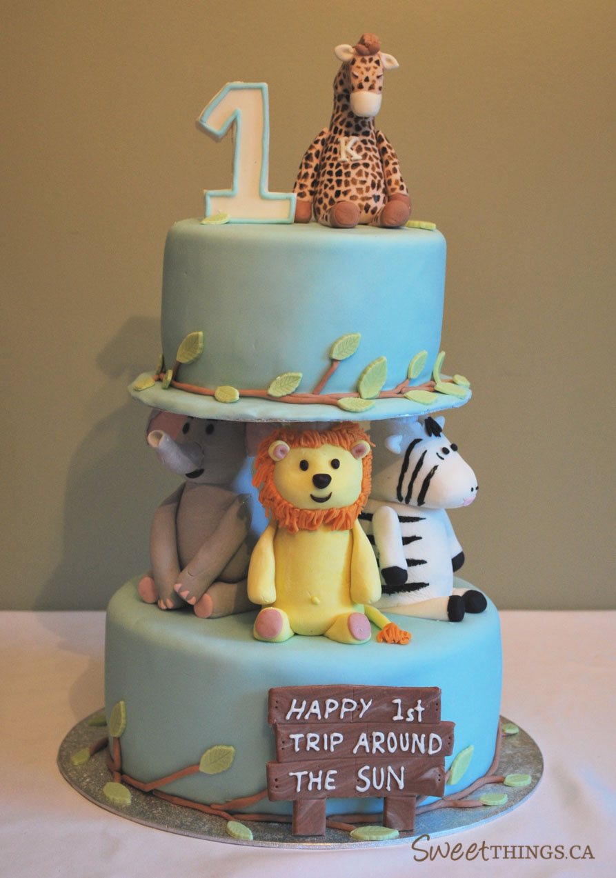 Baby Boy 1st Birthday Cake