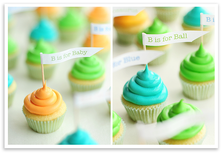 Baby Shower Cupcake Idea