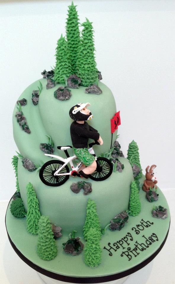 Bicycle Birthday Cake