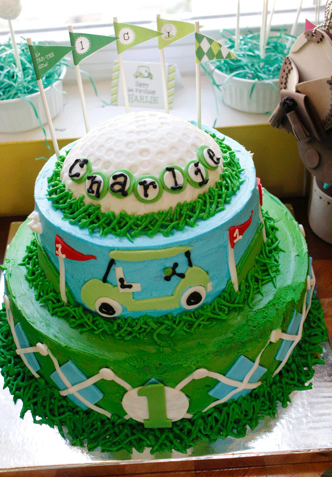 Cake Golf Theme Party