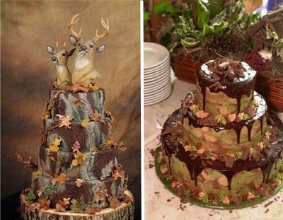 Camo Wedding Cake