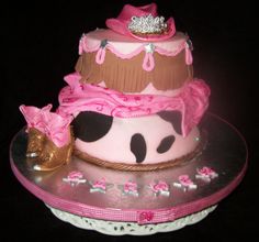 Cowgirl Princess Birthday Cake