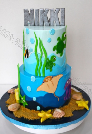 Creature Sea Ocean Cake