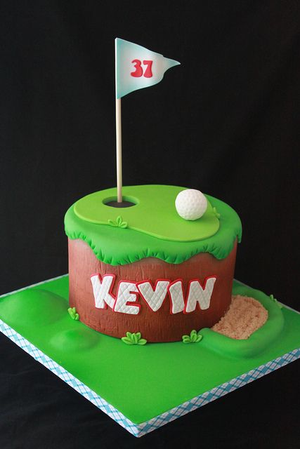 Golf Birthday Cake