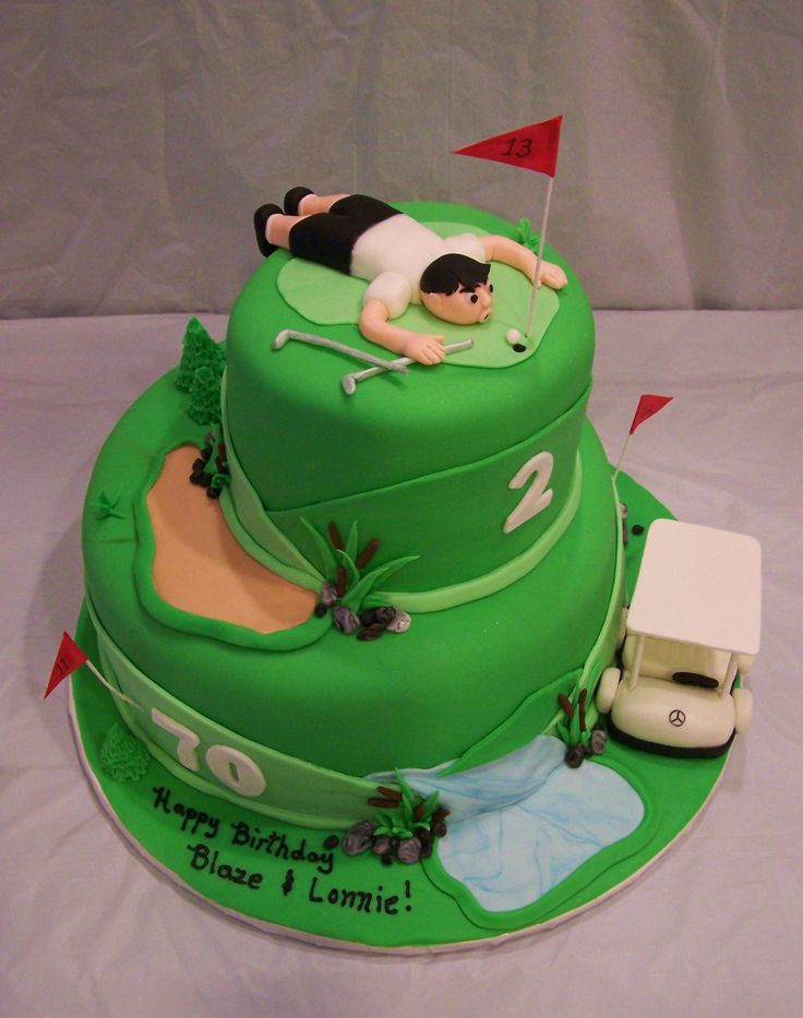 Golf Themed Cake