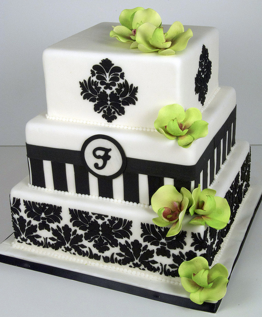 9 Photos of Damask Edible Images For Cakes