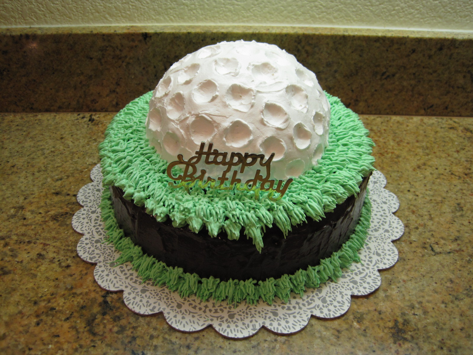 Happy Birthday Golf Theme Cakes