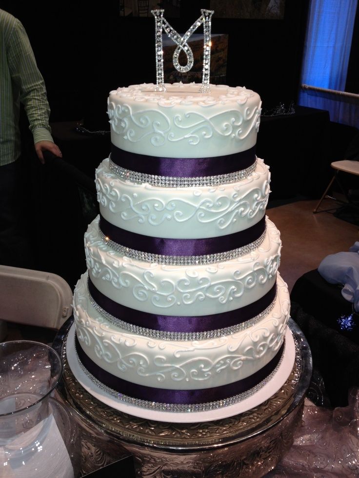 Jewel Tone Wedding Cake