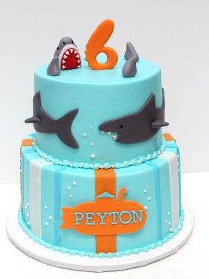 Ocean Sea Creatures Birthday Cake