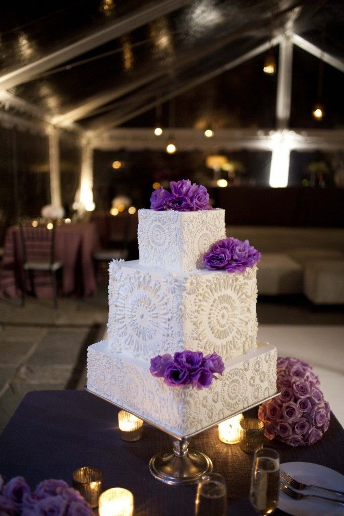 Pinterest Purple Wedding Cakes