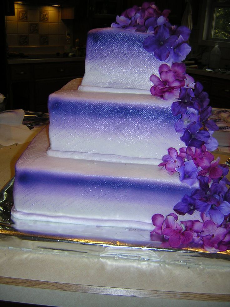 Pinterest Purple Wedding Cakes