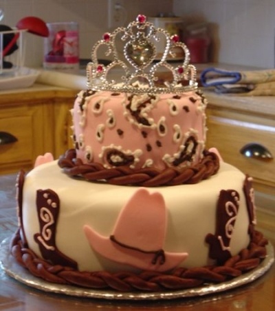 12 Photos of Cowgirl Princess Bday Cakes