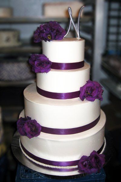 Purple Wedding Cake